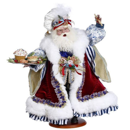 Mark Roberts Baker Santa 23 Inch Figure with baking-themed details and cheerful expression