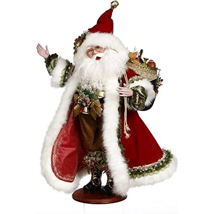 Mark Roberts Bavarian Santa figurine 27 inch collectible with certificate of authenticity