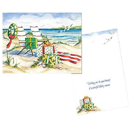 Performing Arts 52672 Canvas Beach Chairs 18 Cards and 18 Envelopes