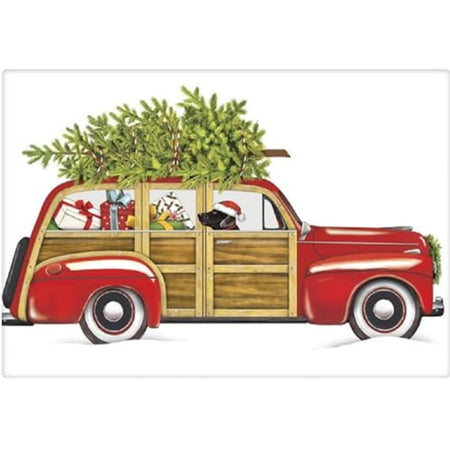 Mary Lake-Thompson BT1711 Stationwagon Holiday Flour Sack Towel 30 Inches