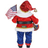 Karen Didion CC14-17 Stars & Stripes Santa Figurine - 16 Inches
