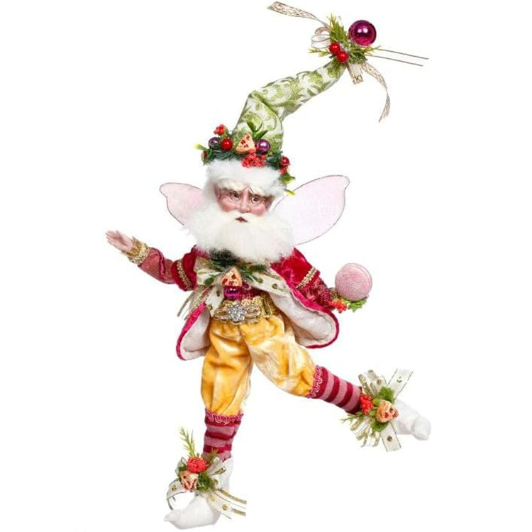 Mark Roberts 51-64376 Festivities Fairy 11.5-inch Christmas collectible figurine with festive holiday details for seasonal home décor.