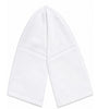 Folded white kitchen towel 