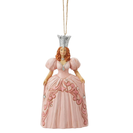 Resin ornament of Glinda the Good Witch from Wizard of Oz