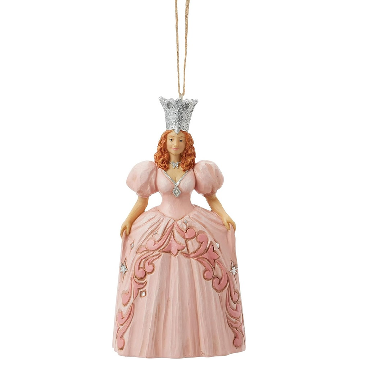 Resin ornament of Glinda the Good Witch from Wizard of Oz