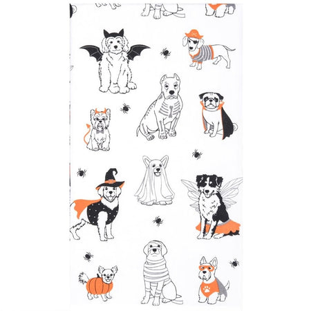 C&F Home Halloween Dogs 18x27 printed cotton kitchen towel pumpkin mummy pirate vampire