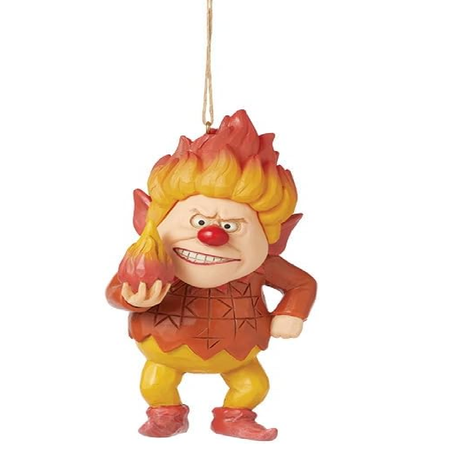 Iconic Heat Miser from The Year Without a Santa Claus, hanging ornament.