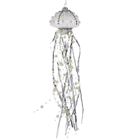 Kurt Adler Jellyfish Hanging Ornament, 12 Inches