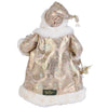 back of santa figure showing the long coat, mathching hat and Karen Didion tag