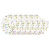 Floral patterned placemats on a white background