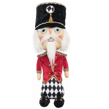 Fabric Nutcracker Figurine