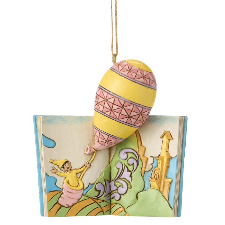 Ornament of the inside of classic Dr. Seuss Book, Oh The Places You'll Go.