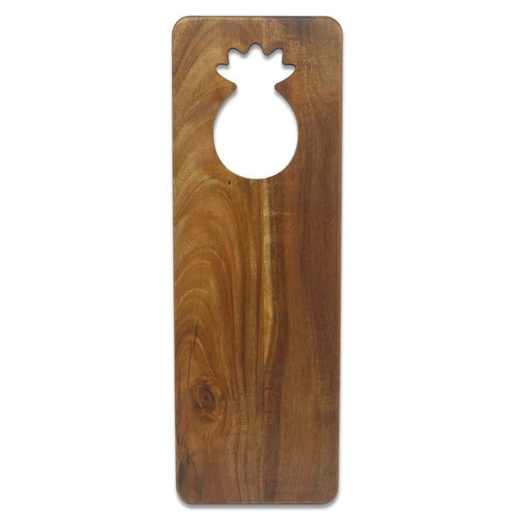 Chesapeake Bay 74632 wooden cutting board with pineapple cut-out, 17 inches, natural wood kitchen decor
