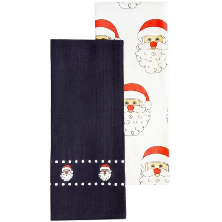 Main Street Collections 2 Santa Claus Design Dishtowels