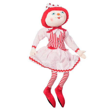 Sidney Snowman 23 inch decorative Christmas snowman figurine by Joe Spencer