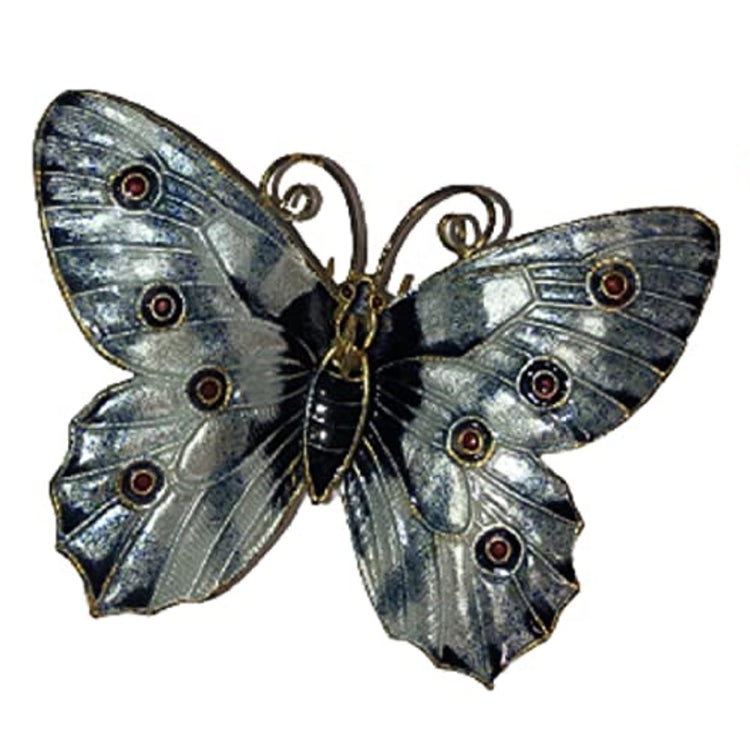 silver butterfly ornament