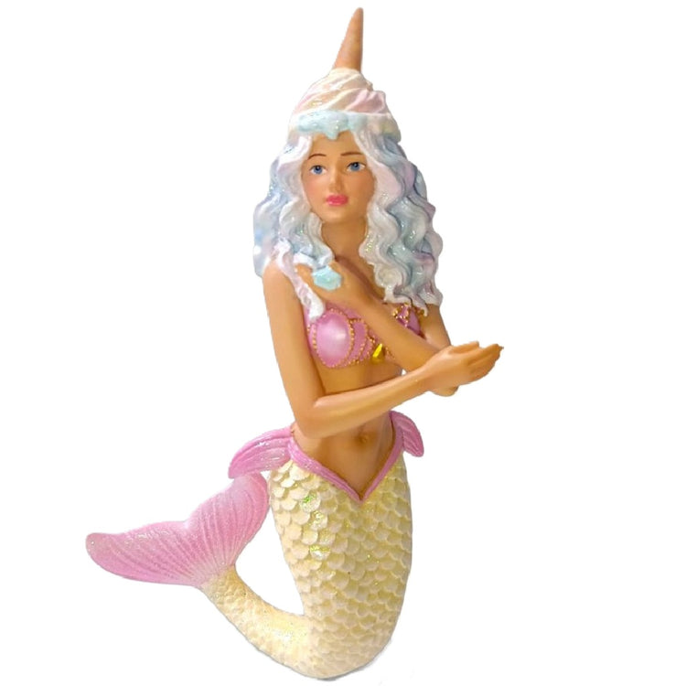December Diamonds Soft Served Mermaid Ornament – 6.75” Yellow Tail Collectible