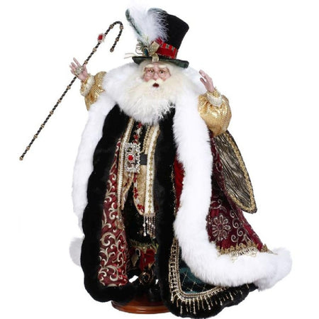 Mark Roberts Christmas Santa The Movie Star 26 Inch Figure with textured fabrics and bold colors