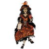 Front view Karen Didion Wine Elegance Sitting Witch Figurine