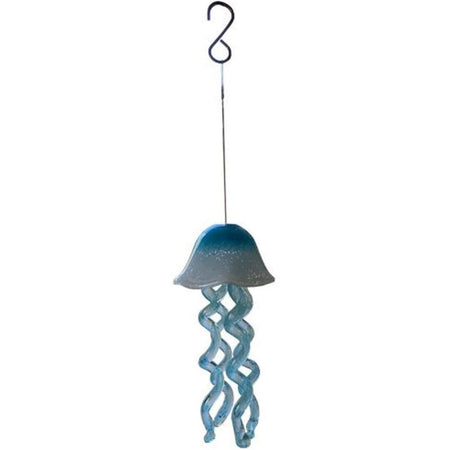 Blue jellyfish chime. The tentacles are the hanging chimes. 