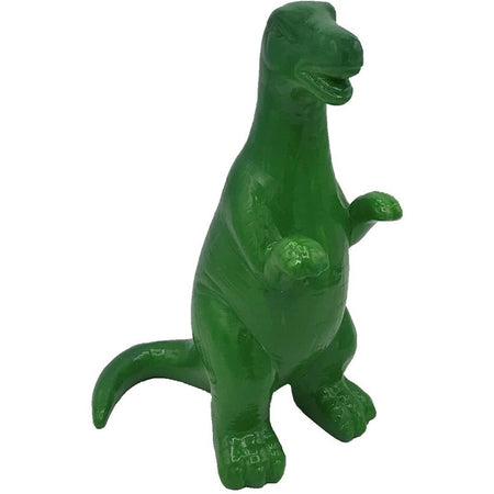 Green tyrannosaurus rex bank. 
