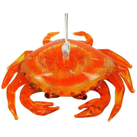 Orange red glass crab. 