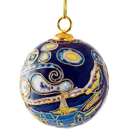 Starry night ball ornament.