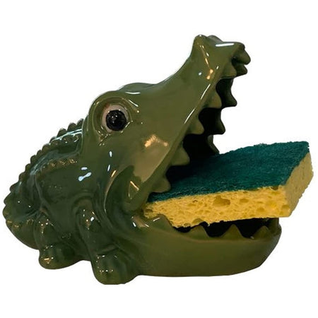 Ceramic Alligator Soap or Sponge Holder