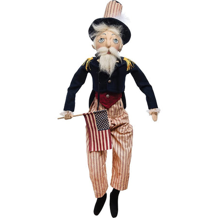 Uncle Sam figurine.