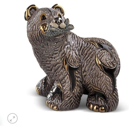 Grizzly bear figurine.