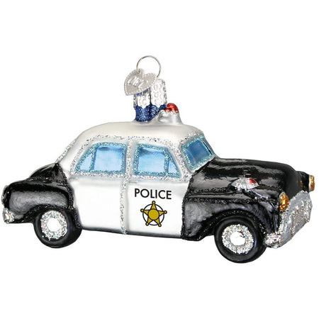 police car with sparkle embellishments