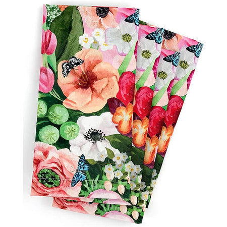 floral towel napkins