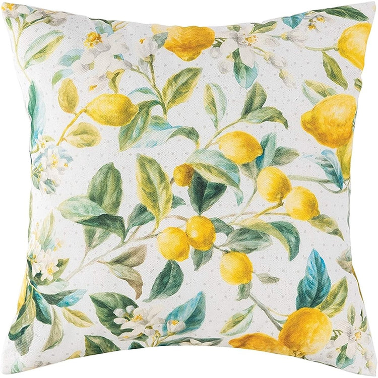 Lemon branch pillow.