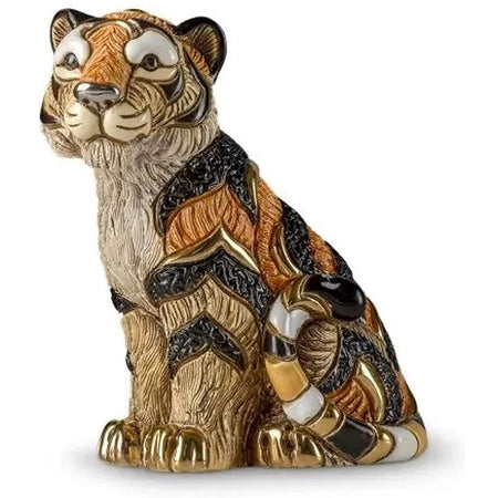 Tiger sitting figurine.