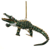 Cloisonne Articulated Alligator Hanging Ornament 5 Inches