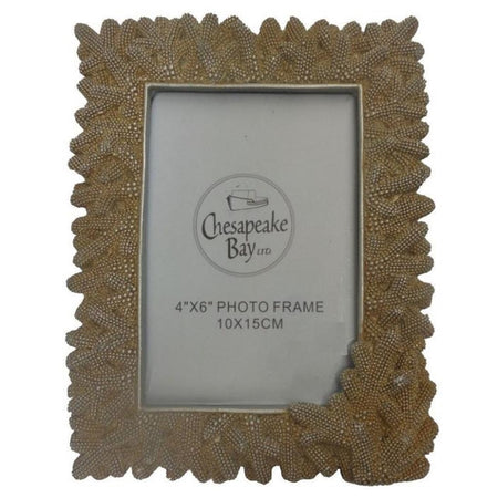 Nautical Resin 4 x 6 Photo Frame, Coral