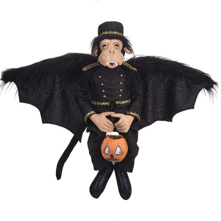 Gathered Traditions by Joe Spencer, Macbeth the Flying Monkey Figurine, 24 Inches